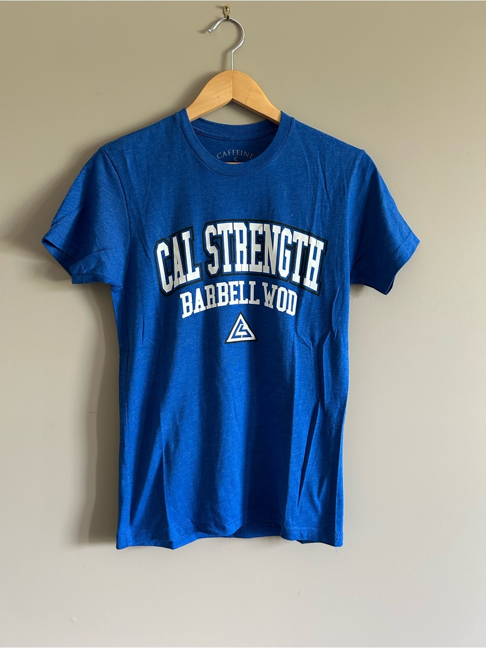 Caffeine and kilos Blue Graphic Tee - Barbell WOD